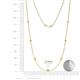 2 - Salina (7 Stn/2.3mm) Yellow Diamond on Cable Necklace 