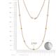2 - Salina (7 Stn/2.3mm) Yellow Diamond on Cable Necklace 