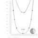 2 - Salina (7 Stn/2.3mm) Iolite and Diamond on Cable Necklace 