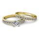 2 - Salana Classic Diamond Bridal Set Ring 