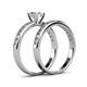 4 - Salana Classic Diamond Bridal Set Ring 