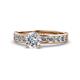 Salana Classic Diamond Engagement Ring Diamond Womens Engagement Ring ctw K Rose Gold