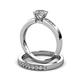 3 - Merlyn Classic Diamond Bridal Set Ring 