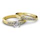 2 - Merlyn Classic Diamond Bridal Set Ring 