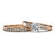 1 - Merlyn Classic Diamond Bridal Set Ring 