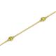 2 - Aizza (5 Stn/2.4mm) Yellow Diamond Station Bracelet 