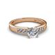 2 - Merlyn Classic Semi Mount Engagement Ring 