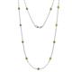 1 - Asta (11 Stn/4mm) Yellow Diamond on Cable Necklace 