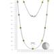 2 - Asta (11 Stn/4mm) Yellow Diamond on Cable Necklace 
