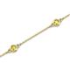 2 - Aizza (5 Stn/3mm) Yellow Sapphire Station Bracelet 