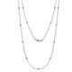1 - Lien (13 Stn/1.9mm) Yellow Diamond on Cable Necklace 