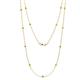 Lien (13 Stn/2.3mm) Yellow Diamond on Cable Necklace 
