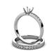 3 - Ronia Classic Semi Mount Bridal Set Ring 