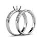 4 - Ronia Classic Semi Mount Bridal Set Ring 