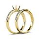 4 - Salana Classic Semi Mount Bridal Set Ring 