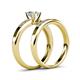 4 - Merlyn Classic Diamond Bridal Set Ring 