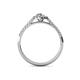 4 - Alba Desire Pear Cut Diamond Halo Engagement Ring 