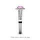 5 - Amaya Desire Oval Cut Pink Sapphire and Diamond Halo Engagement Ring 