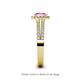 5 - Amaya Desire Oval Cut Pink Sapphire and Diamond Halo Engagement Ring 
