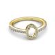 2 - Verna Desire Semi Mount Halo Engagement Ring 