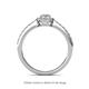 4 - Verna Desire Oval Cut Diamond Halo Engagement Ring 