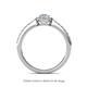 4 - Verna Desire Oval Cut Aquamarine and Diamond Halo Engagement Ring 