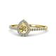 1 - Arella Desire Semi Mount Halo Engagement Ring 