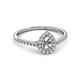 2 - Arella Desire Semi Mount Halo Engagement Ring 