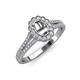 3 - Raisa Desire Semi Mount Halo Engagement Ring 
