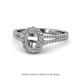 1 - Raisa Desire Semi Mount Halo Engagement Ring 