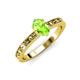 3 - Niah Classic 7x5 mm Oval Shape Peridot Solitaire Engagement Ring 