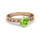 2 - Niah Classic 7x5 mm Oval Shape Peridot Solitaire Engagement Ring 