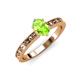 3 - Niah Classic 7x5 mm Oval Shape Peridot Solitaire Engagement Ring 