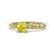 1 - Viona Signature Yellow Diamond Solitaire Engagement Ring 