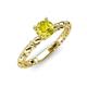 4 - Viona Signature Yellow Diamond Solitaire Engagement Ring 