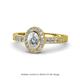 1 - Annabel Desire Oval Cut Diamond Halo Engagement Ring 