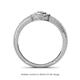 4 - Annabel Desire Oval Cut Smoky Quartz and Diamond Halo Engagement Ring 