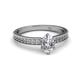2 - Janina Classic Oval Cut Diamond Solitaire Engagement Ring 