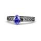 1 - Maren Classic 7x5 mm Oval Shape Tanzanite Solitaire Engagement Ring 