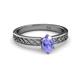 2 - Maren Classic 7x5 mm Oval Shape Tanzanite Solitaire Engagement Ring 