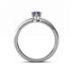 4 - Maren Classic 7x5 mm Oval Shape Iolite Solitaire Engagement Ring 