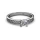 2 - Maren Classic Princess Cut Diamond Solitaire Engagement Ring 