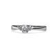 1 - Jessica Oval Cut Diamond Promise Ring 