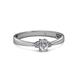 2 - Jessica Oval Cut Diamond Promise Ring 