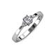 3 - Jessica Oval Cut Diamond Promise Ring 