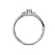 4 - Jessica Oval Cut Diamond Promise Ring 