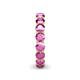 5 - Tiffany 3.80 mm Pink Sapphire Eternity Band 