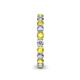 5 - Tiffany 2.80 mm Yellow Sapphire and Diamond Eternity Band 