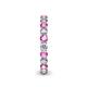 5 - Tiffany 2.80 mm Pink Sapphire and Diamond Eternity Band 