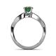 5 - Senara Desire Lab Created Alexandrite Engagement Ring 